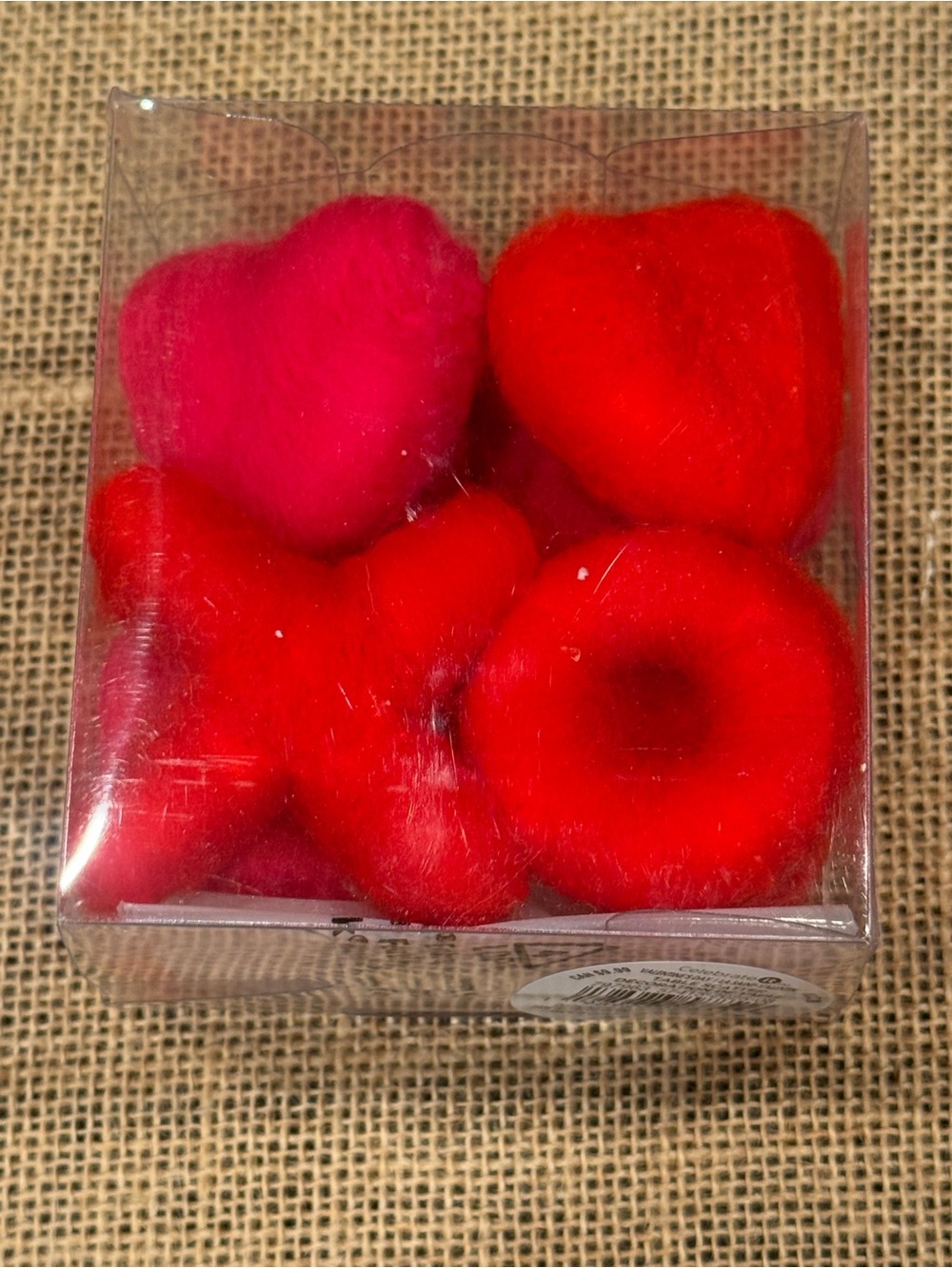 Red and Pink Heart & XO Table Scatter